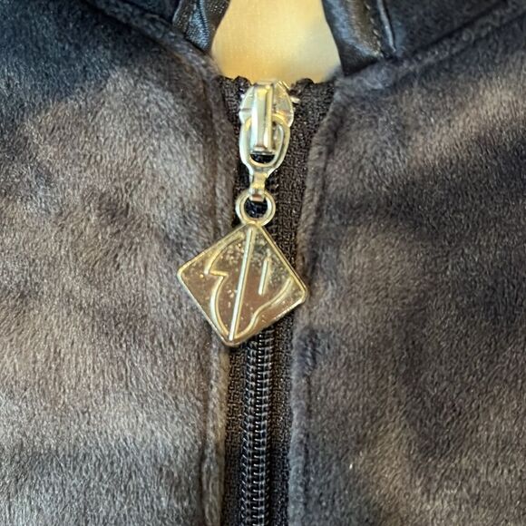 Eileen West Charcoal Grey Lux Velour Short Bed Jacket, S/M! - Picture 4 of 12